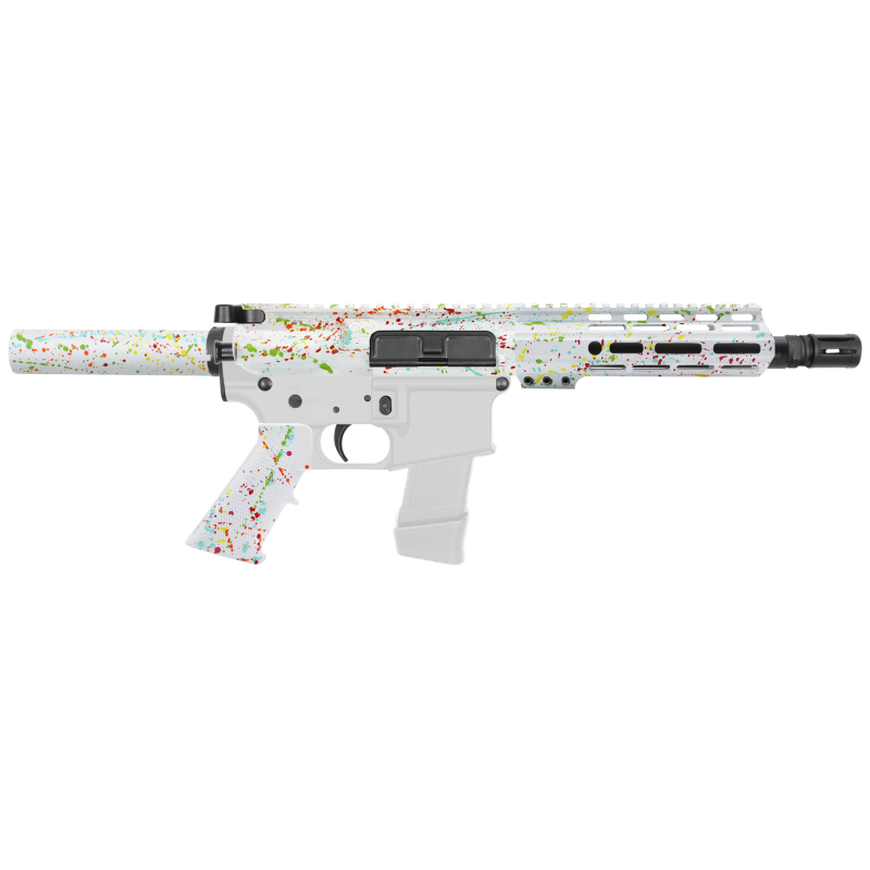 AR-40/ 40 S&W 8" Barrel 7" Handguard | ''WHI SPLATTER-7'' Pistol Kit