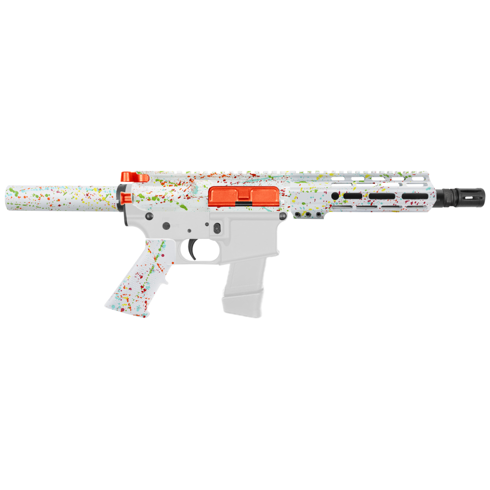 AR-40/ 40 S&W 8" Barrel 7" Handguard | ''WHI SPLATTER-7'' Pistol Kit