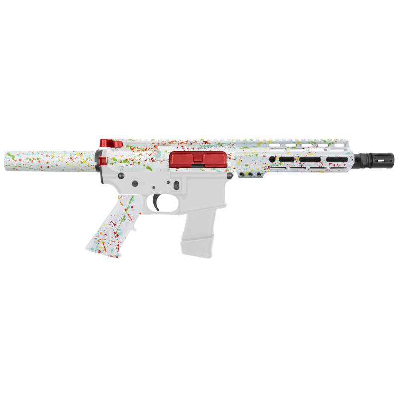 AR-40/ 40 S&W 8" Barrel 7" Handguard | ''WHI SPLATTER-7'' Pistol Kit