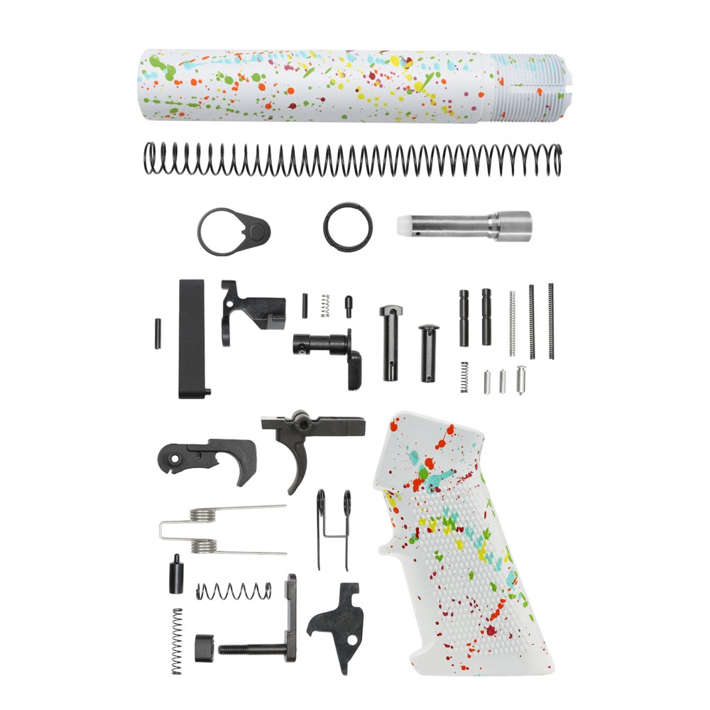 AR-40/ 40 S&W 8" Barrel 7" Handguard | ''WHI SPLATTER-7'' Pistol Kit