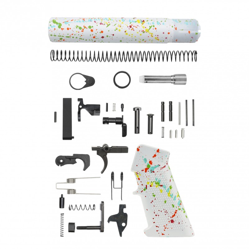 AR-40/ 40 S&W 8" Barrel 7" Handguard | ''WHI SPLATTER-7'' Pistol Kit