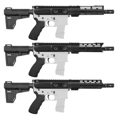 AR-40/ 40 S&W 8" Barrel 7" Handguard Option | '' WITCH '' Pistol Kit