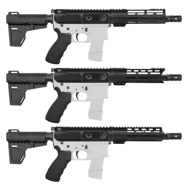 AR-40/ 40 S&W 8" Barrel 7" Handguard Option | '' WITCH '' Pistol Kit