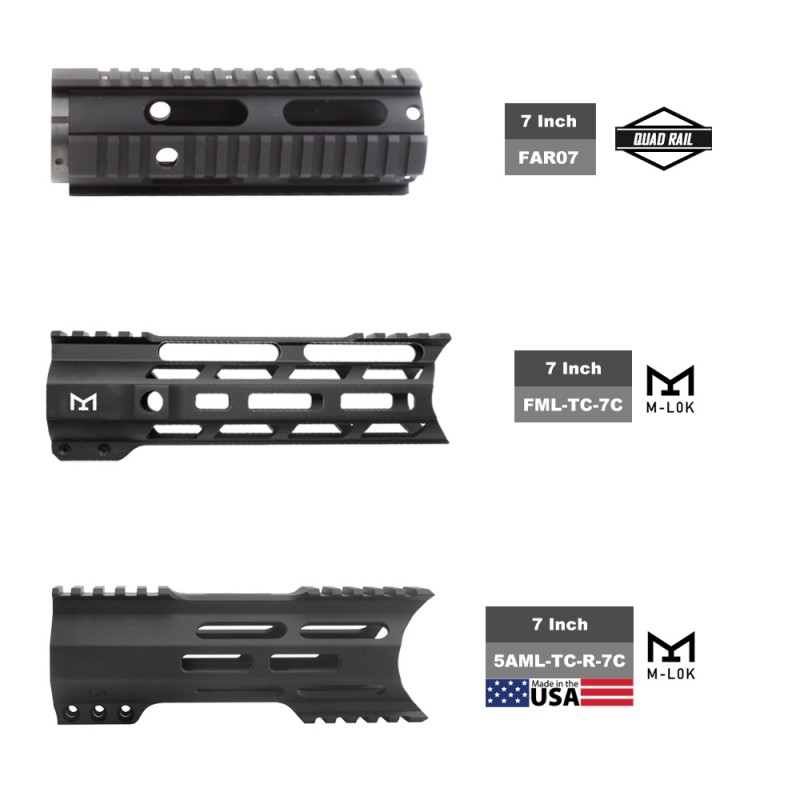 AR 9mm 7.5'' Barrel W/7'' Handguard Option | ''CUSTOM'' Pistol Kit