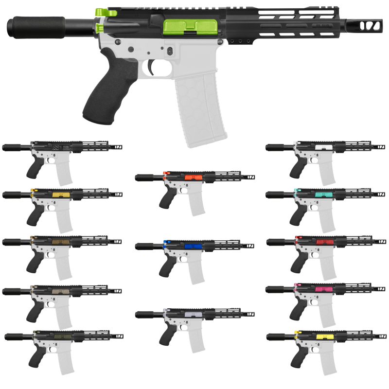 AR-9mm 7.5" Barrel W/ 7" Handguard / Color Bundle Options | ''FNLE-7'' Pistol Kit AR-9mm 7.5" Barrel W/ 7" Handguard / Color Bundle Options | ''FNLE-7'' Pistol Kit