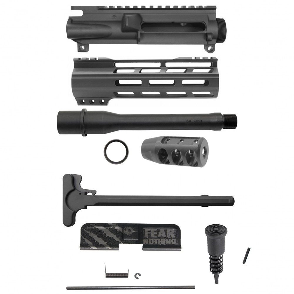 AR-9mm 7.5" Barrel W/ 7" Handguard / Color Bundle Options | ''FNLE-7'' Pistol Kit AR-9mm 7.5" Barrel W/ 7" Handguard / Color Bundle Options | ''FNLE-7'' Pistol Kit