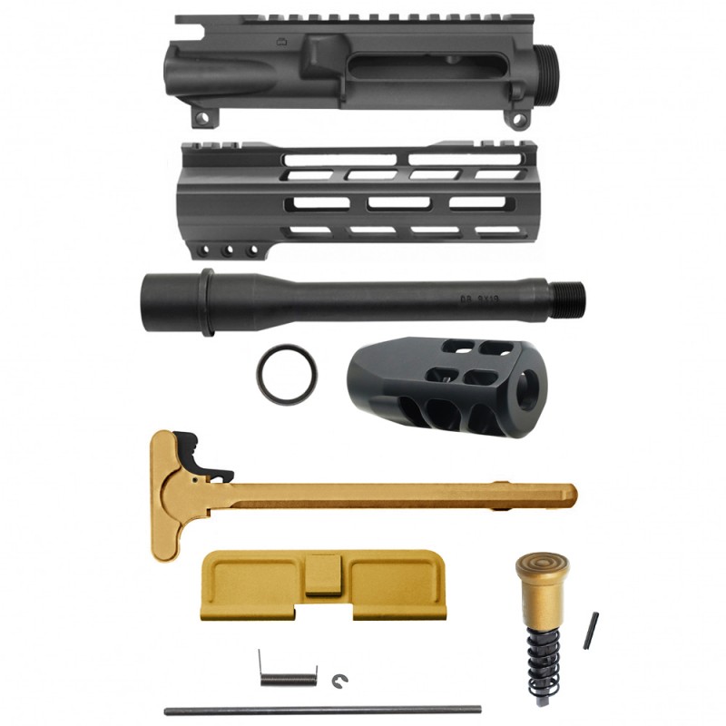 AR-9mm 7.5" Barrel W/ 7" Handguard / Color Bundle Options | ''FNLE-7'' Pistol Kit AR-9mm 7.5" Barrel W/ 7" Handguard / Color Bundle Options | ''FNLE-7'' Pistol Kit