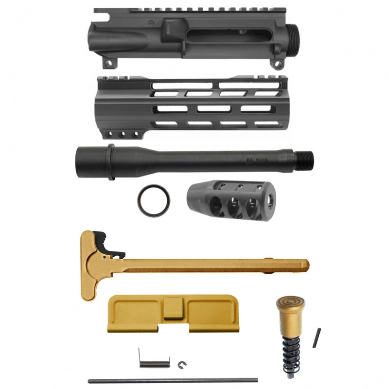 AR-9mm 7.5" Barrel W/ 7" Handguard / Color Bundle Options | ''FNLE-7'' Pistol Kit AR-9mm 7.5" Barrel W/ 7" Handguard / Color Bundle Options | ''FNLE-7'' Pistol Kit
