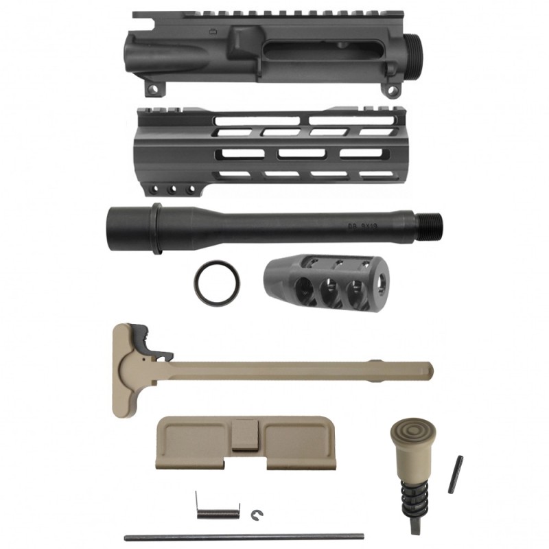 AR-9mm 7.5" Barrel W/ 7" Handguard / Color Bundle Options | ''FNLE-7'' Pistol Kit AR-9mm 7.5" Barrel W/ 7" Handguard / Color Bundle Options | ''FNLE-7'' Pistol Kit