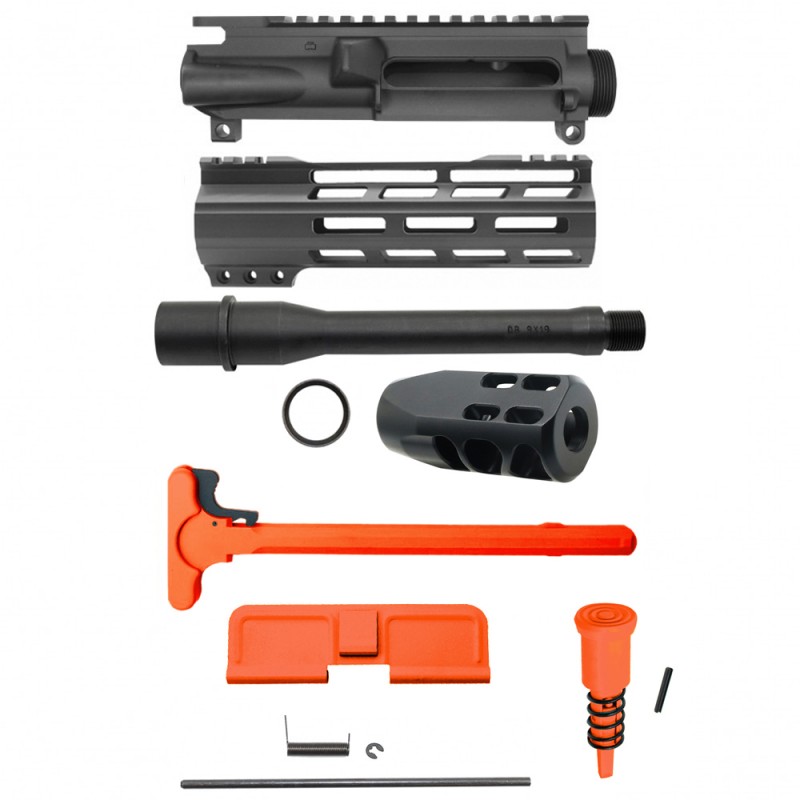 AR-9mm 7.5" Barrel W/ 7" Handguard / Color Bundle Options | ''FNLE-7'' Pistol Kit AR-9mm 7.5" Barrel W/ 7" Handguard / Color Bundle Options | ''FNLE-7'' Pistol Kit