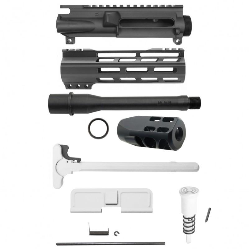 AR-9mm 7.5" Barrel W/ 7" Handguard / Color Bundle Options | ''FNLE-7'' Pistol Kit AR-9mm 7.5" Barrel W/ 7" Handguard / Color Bundle Options | ''FNLE-7'' Pistol Kit