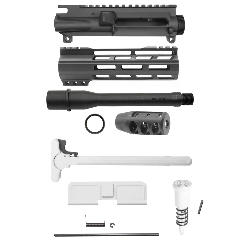 AR-9mm 7.5" Barrel W/ 7" Handguard / Color Bundle Options | ''FNLE-7'' Pistol Kit AR-9mm 7.5" Barrel W/ 7" Handguard / Color Bundle Options | ''FNLE-7'' Pistol Kit