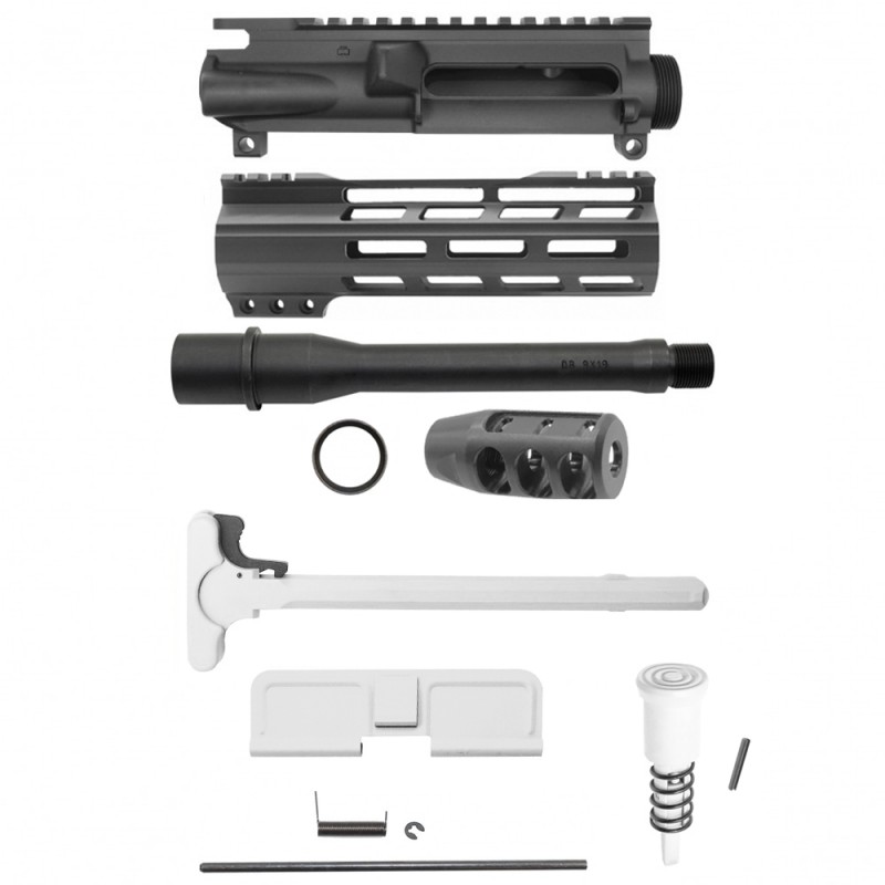 AR-9mm 7.5" Barrel W/ 7" Handguard / Color Bundle Options | ''FNLE-7'' Pistol Kit AR-9mm 7.5" Barrel W/ 7" Handguard / Color Bundle Options | ''FNLE-7'' Pistol Kit