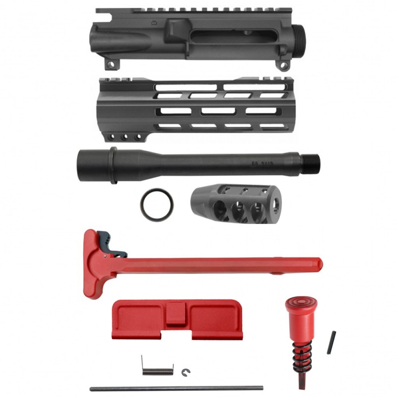 AR-9mm 7.5" Barrel W/ 7" Handguard / Color Bundle Options | ''FNLE-7'' Pistol Kit AR-9mm 7.5" Barrel W/ 7" Handguard / Color Bundle Options | ''FNLE-7'' Pistol Kit