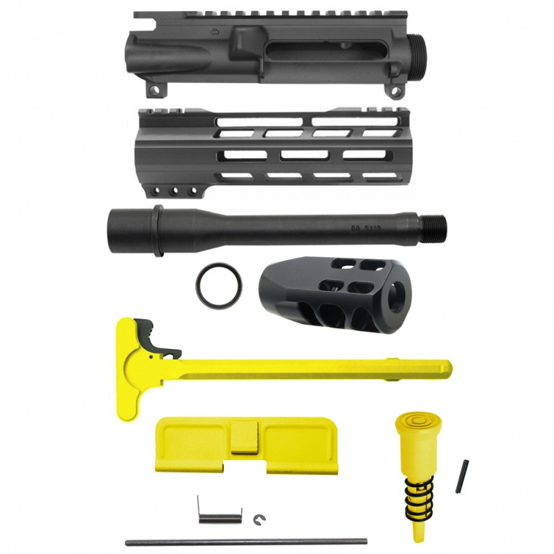 AR-9mm 7.5" Barrel W/ 7" Handguard / Color Bundle Options | ''FNLE-7'' Pistol Kit AR-9mm 7.5" Barrel W/ 7" Handguard / Color Bundle Options | ''FNLE-7'' Pistol Kit