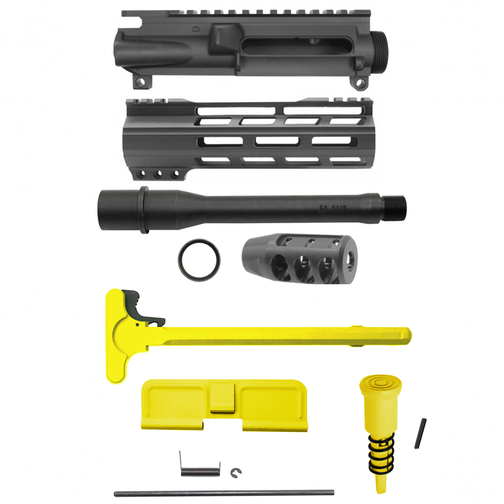 AR-9mm 7.5" Barrel W/ 7" Handguard / Color Bundle Options | ''FNLE-7'' Pistol Kit AR-9mm 7.5" Barrel W/ 7" Handguard / Color Bundle Options | ''FNLE-7'' Pistol Kit