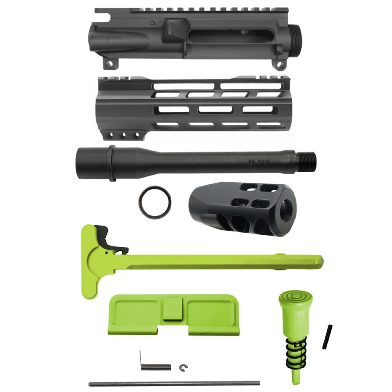 AR-9mm 7.5" Barrel W/ 7" Handguard / Color Bundle Options | ''FNLE-7'' Pistol Kit AR-9mm 7.5" Barrel W/ 7" Handguard / Color Bundle Options | ''FNLE-7'' Pistol Kit