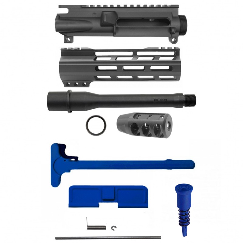 AR-9mm 7.5" Barrel W/ 7" Handguard / Color Bundle Options | ''FNLE-7'' Pistol Kit