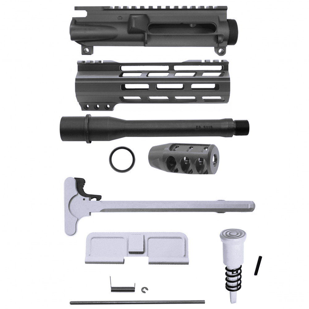 AR-9mm 7.5" Barrel W/ 7" Handguard / Color Bundle Options | ''FNLE-7'' Pistol Kit