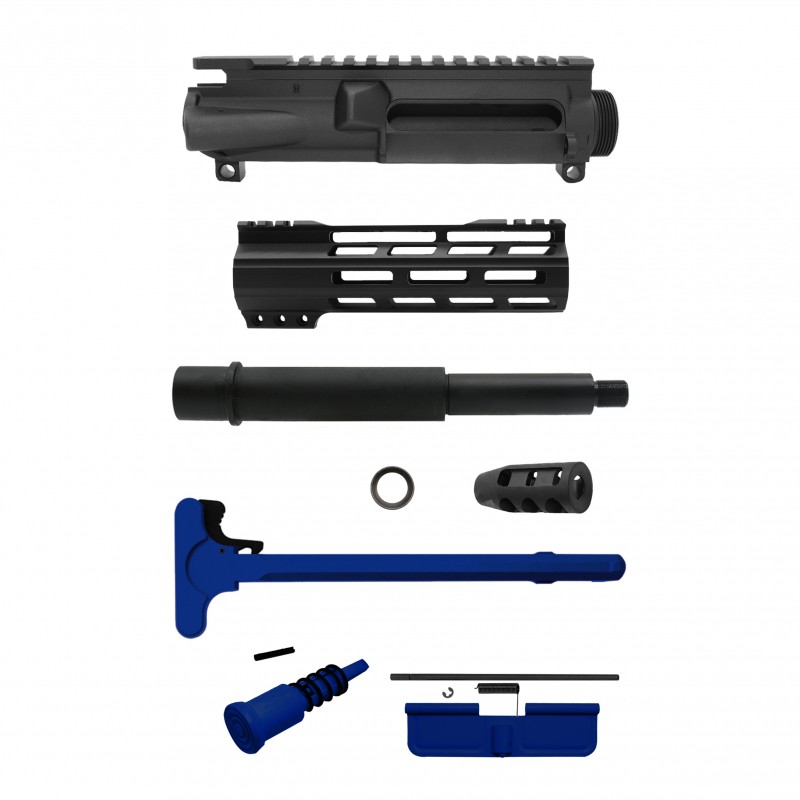 AR-9mm 7.5" Barrel W/ 7" Handguard / Color Bundle Options | ''FNLE-7'' Pistol Kit