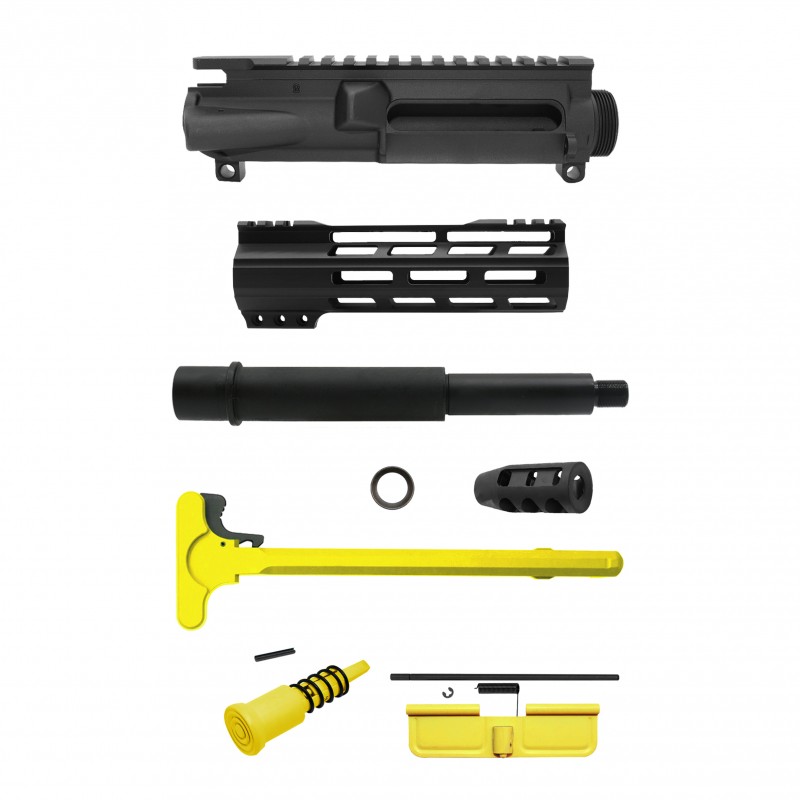 AR-9mm 7.5" Barrel W/ 7" Handguard / Color Bundle Options | ''FNLE-7'' Pistol Kit