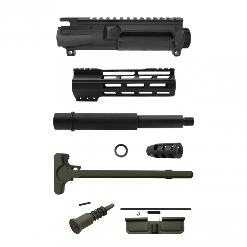 AR-9mm 7.5" Barrel W/ 7" Handguard / Color Bundle Options | ''FNLE-7'' Pistol Kit