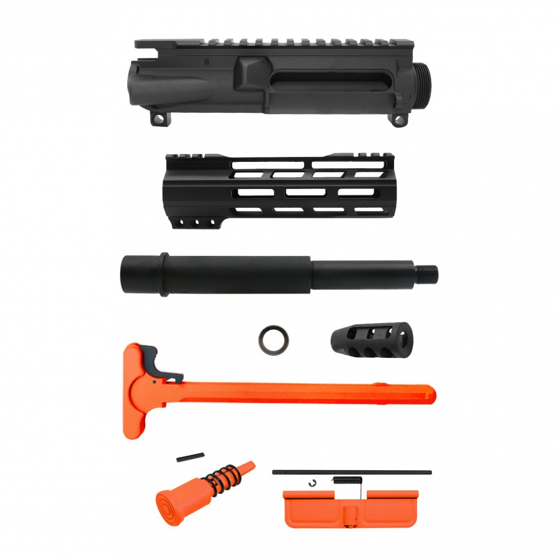 AR-9mm 7.5" Barrel W/ 7" Handguard / Color Bundle Options | ''FNLE-7'' Pistol Kit