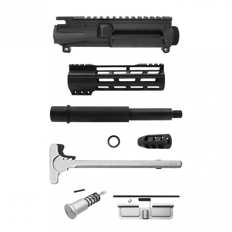 AR-9mm 7.5" Barrel W/ 7" Handguard / Color Bundle Options | ''FNLE-7'' Pistol Kit