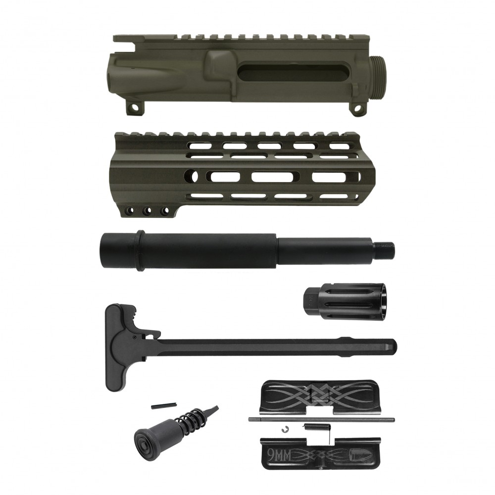 AR 9mm 7" Barrel W/ 7'' Handguard|Cerakote Color Options | ''HUMMINGBIRD'' Pistol Kit