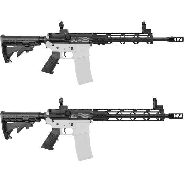 AR 9mm 16'' Barrel W/10'' 12'' Handguard Option | ''OLD GLORY'' Carbine Kit