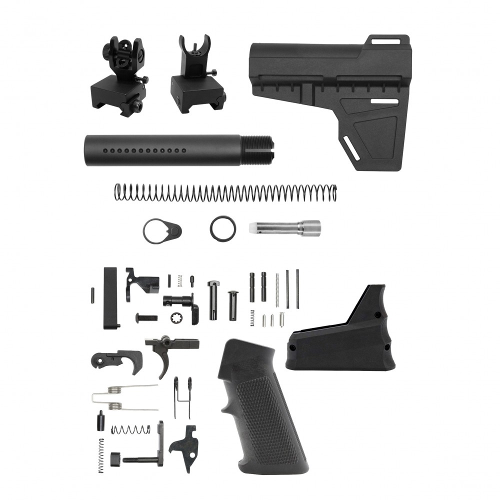 AR-9mm 7.5" Barrel W/ 7" Handguard option | ''REBEL'' Pistol Kit