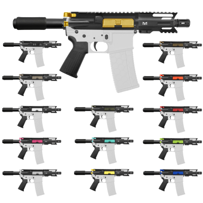 AR 9mm 4'' Barrel W/ 4'' Handguard Color Bundle Options| ''SKSS-4'' Pistol Kit