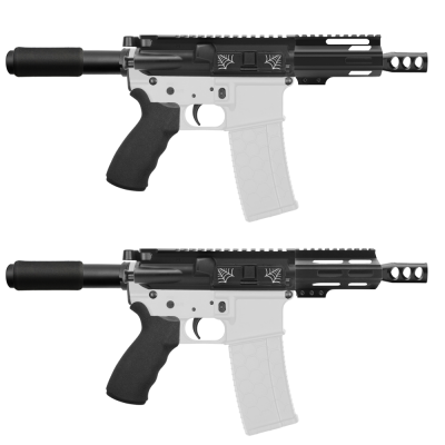 AR 9mm 4'' Barrel W/ 4'' Handguard Option | ''SPIDER-4'' Pistol Kit