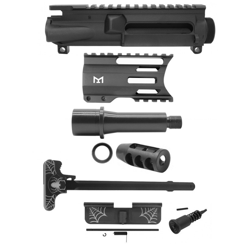 AR 9mm 4'' Barrel W/ 4'' Handguard Option | ''SPIDER-4'' Pistol Kit