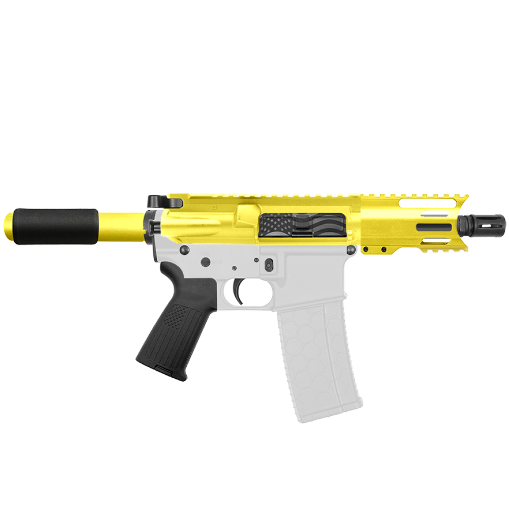 AR 9mm 4'' Barrel W/ 4'' Handguard Color Options| ''USA-4'' Pistol Kit AR 9mm 4'' Barrel W/ 4'' Handguard Color Options| ''USA-4'' Pistol Kit