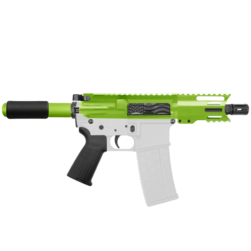 AR 9mm 4'' Barrel W/ 4'' Handguard Color Options| ''USA-4'' Pistol Kit AR 9mm 4'' Barrel W/ 4'' Handguard Color Options| ''USA-4'' Pistol Kit