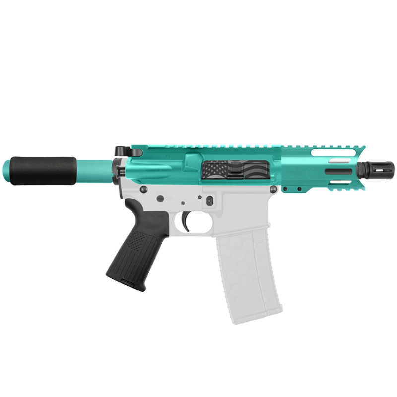 AR 9mm 4'' Barrel W/ 4'' Handguard Color Options| ''USA-4'' Pistol Kit AR 9mm 4'' Barrel W/ 4'' Handguard Color Options| ''USA-4'' Pistol Kit