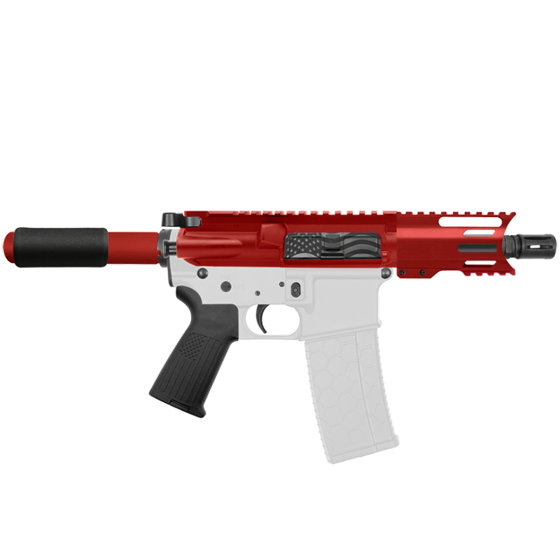 AR 9mm 4'' Barrel W/ 4'' Handguard Color Options| ''USA-4'' Pistol Kit AR 9mm 4'' Barrel W/ 4'' Handguard Color Options| ''USA-4'' Pistol Kit
