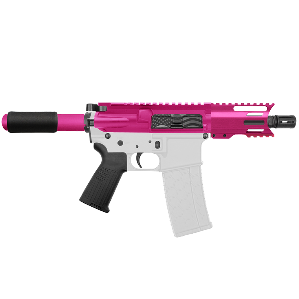 AR 9mm 4'' Barrel W/ 4'' Handguard Color Options| ''USA-4'' Pistol Kit AR 9mm 4'' Barrel W/ 4'' Handguard Color Options| ''USA-4'' Pistol Kit