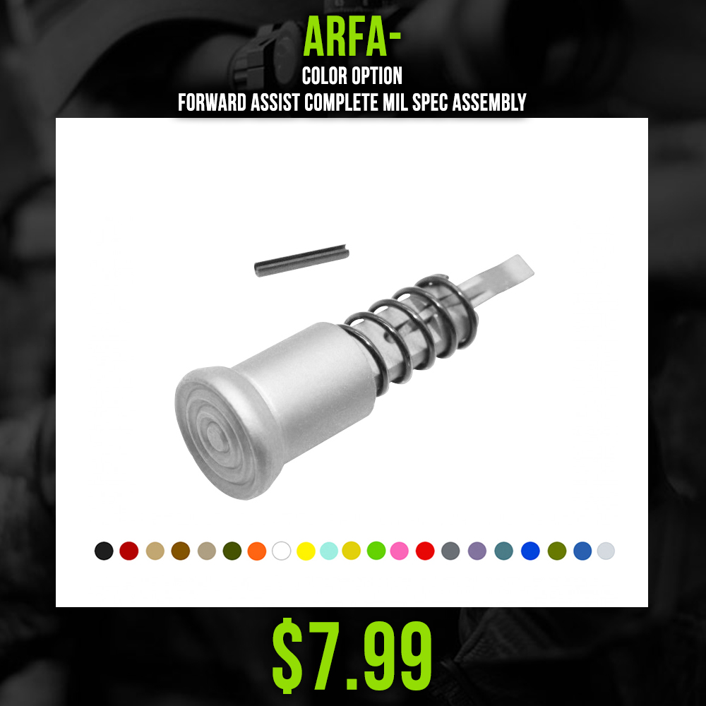 COLOR OPTION| Forward Assist Complete Mil Spec Assembly COLOR OPTION| Forward Assist Complete Mil Spec Assembly