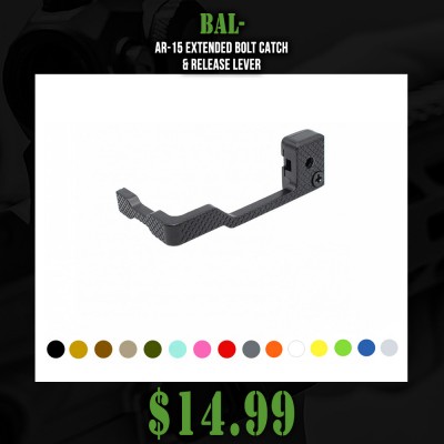 AR-15 Extended Bolt Catch & Release Lever