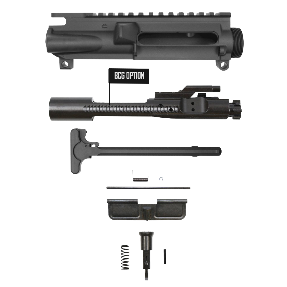 AR-15 Bundle | Stripped Upper Receiver | Charging Handle |Forward Assist | Dust Cover | Bolt Carrier Group Option