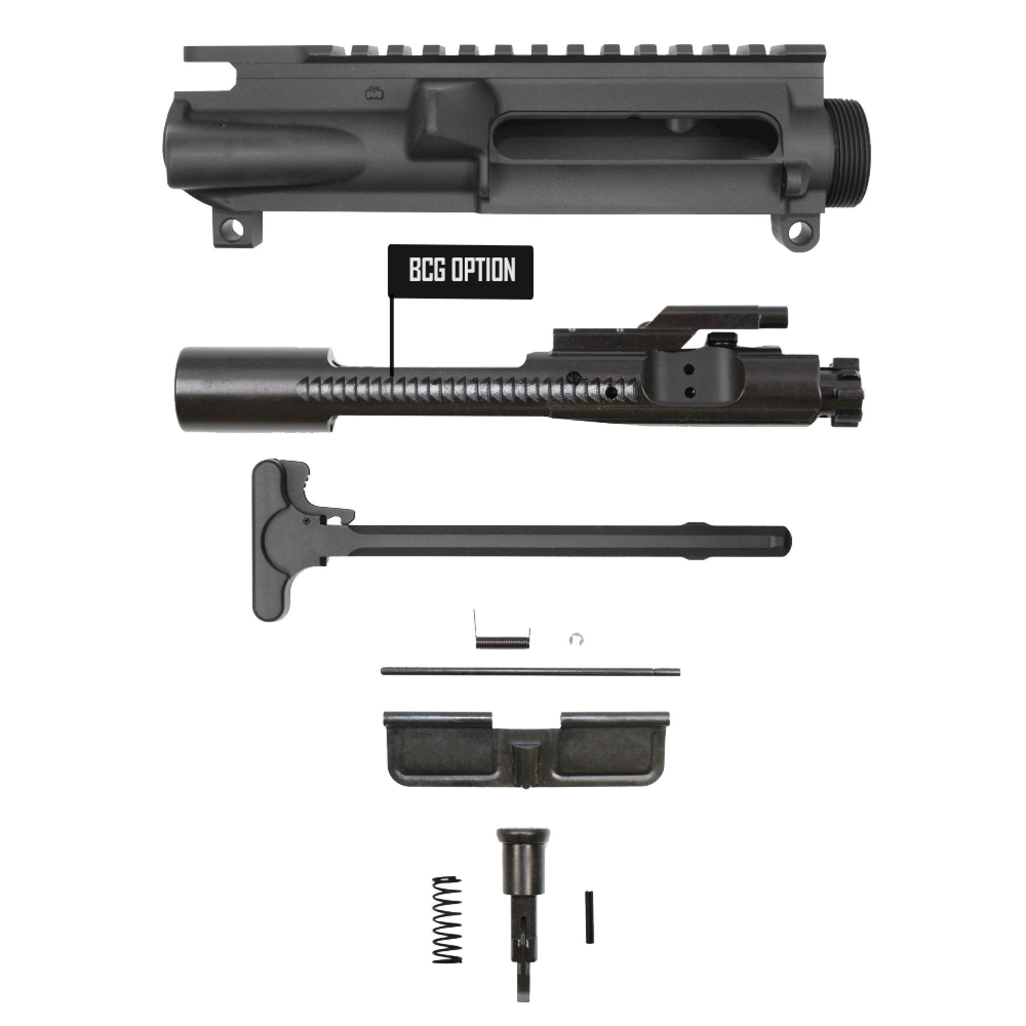 AR15 Bundle Stripped Upper Receiver Charging Handle Forward