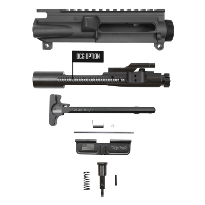 WE THE PEOPLE | AR-15 Upper Receiver, Bolt Carrier Group Option, Charging Handle, Dust Cover and Forward Assist -Bundle 