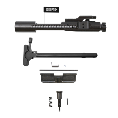 AR-15 Bolt Carrier Group Option, Charging Handle LATCH 05, Dust Cover and Forward Assist -Bundle