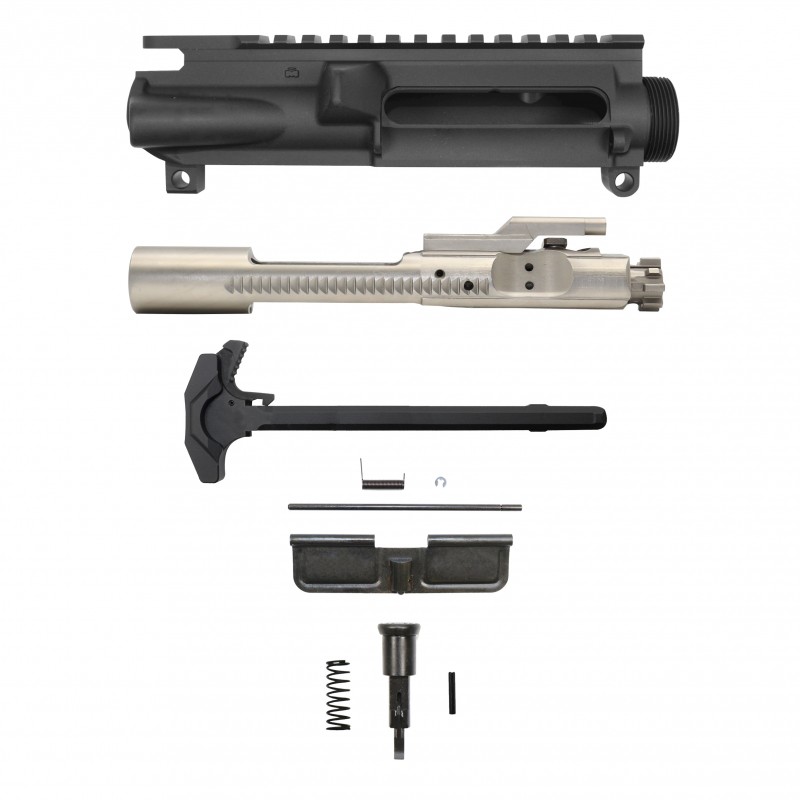 AR-15 Anderson Upper Receiver, Nickel Boron BCG, Talon Charging Handle, Forward Assist and Dust Cover Bundle