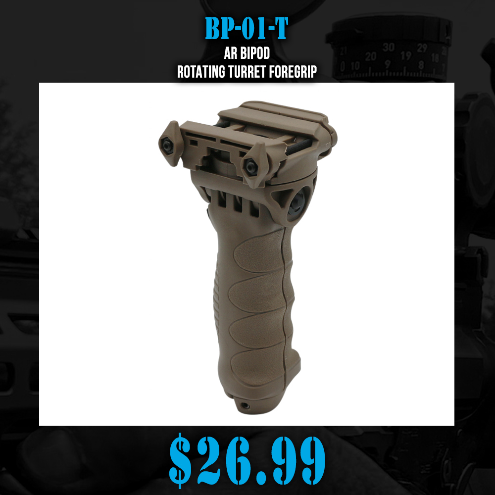 AR Bipod Rotating Turret Foregrip AR Bipod Rotating Turret Foregrip