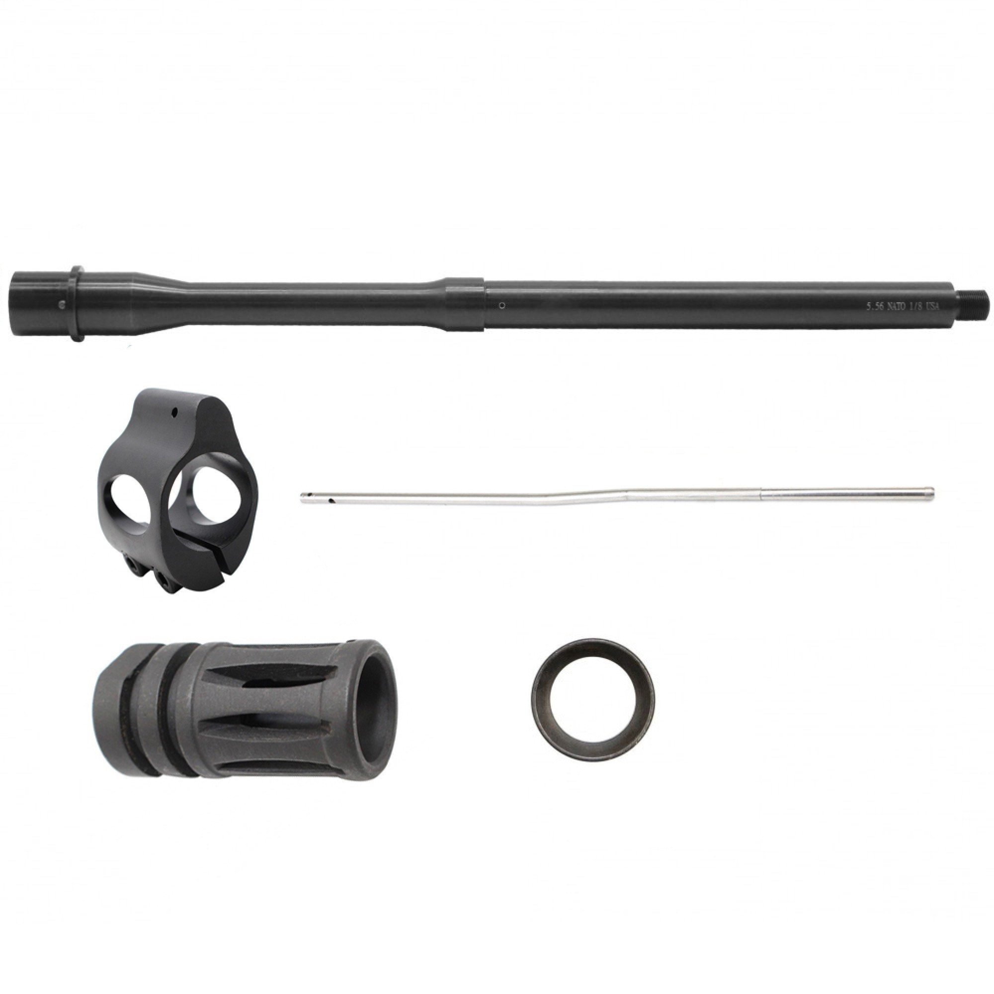 CERAKOTE COLOR OPTION AR15 Nitride Barrel, Cerakote Muzzle Brake