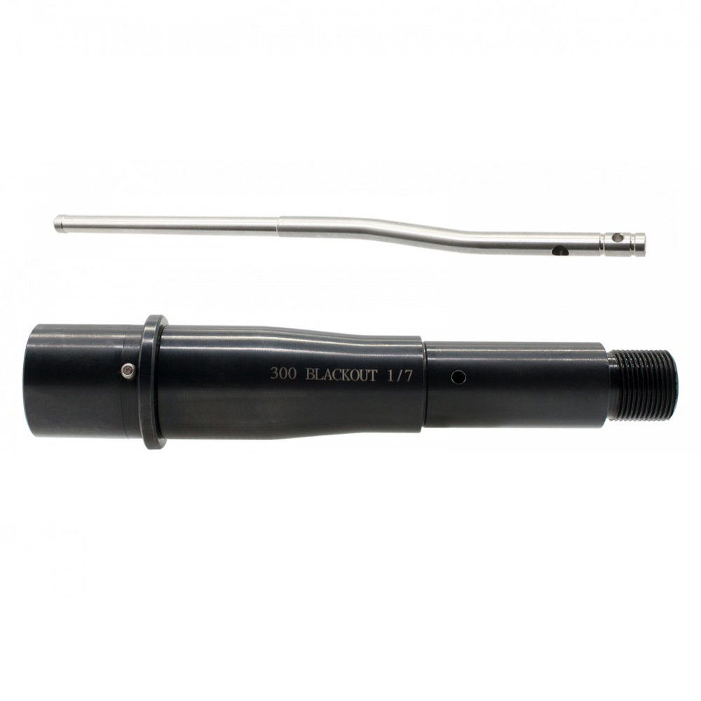 5” 300 Black Out 1:7 Twist Nitride Pistol Barrel and Micro Gas Tube| Made in U.S.A