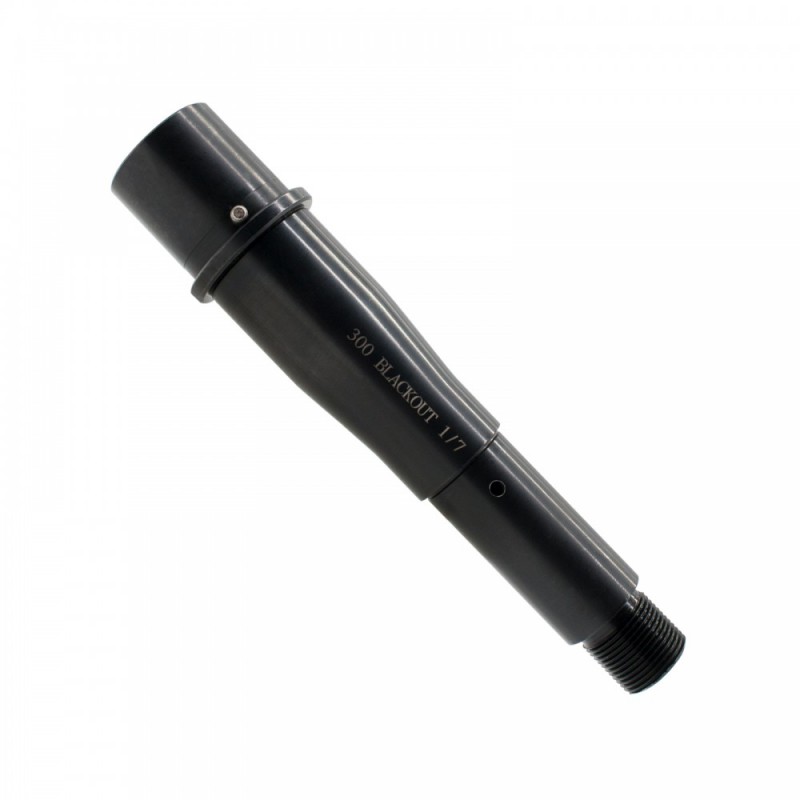 5” 300 Black Out 1:7 Twist Nitride Pistol Barrel and Micro Gas Tube and Gas Block Options| Made in U.S.A